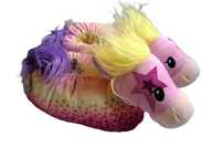 NOWE Pluszowe kapcie bambosze NICI Candydust Pony KUCYKI r. 38-41