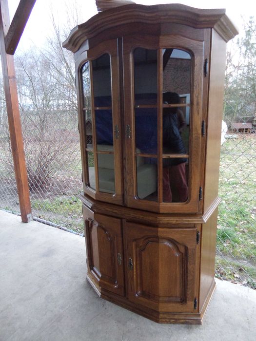 dębowa witryna FLANDERN stan bdb WYSYŁKA DOWÓZ