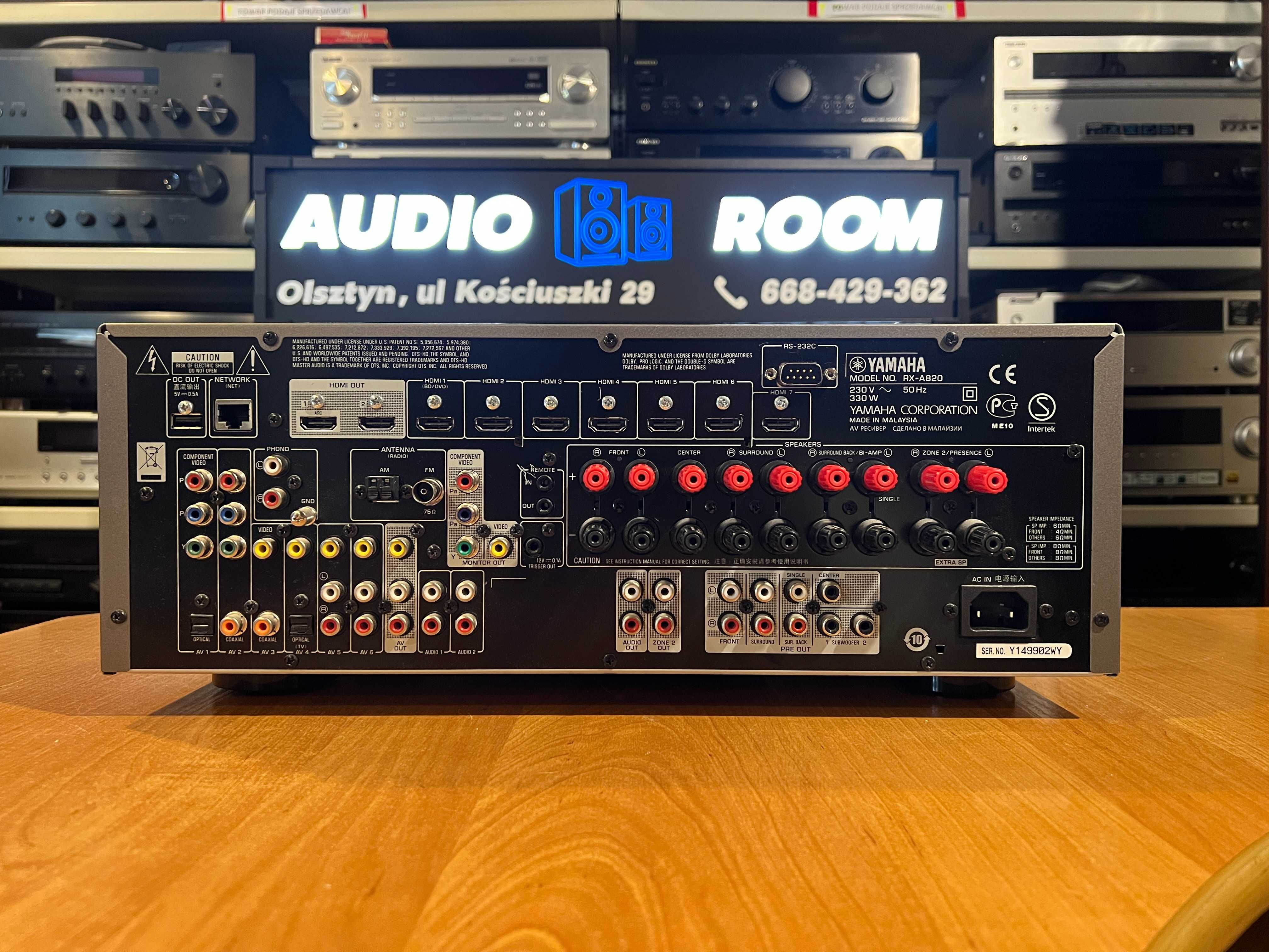 Amplituner Yamaha RX-A820 Audio Room