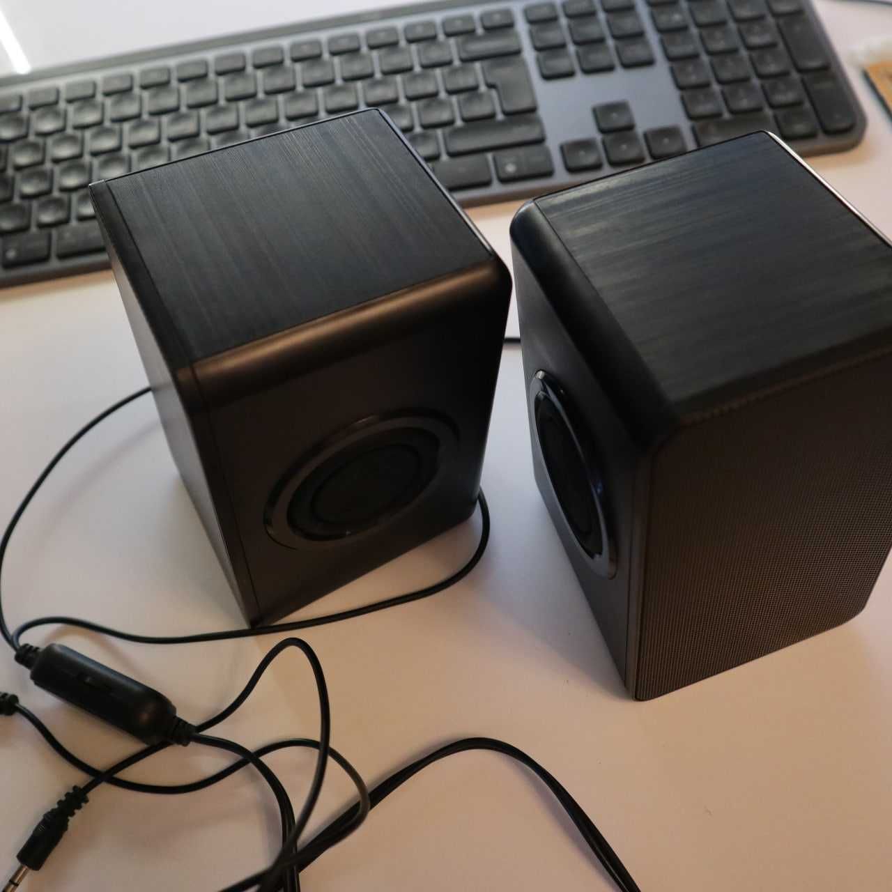 Колонки для ноутбука по царски, питание через USB