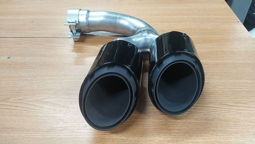 Porsche cayenne 9y0 насадки глушника