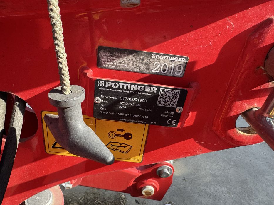 Pottinger Novacat 302 kosiarka dyskowa 2019r kuhn krone samasz