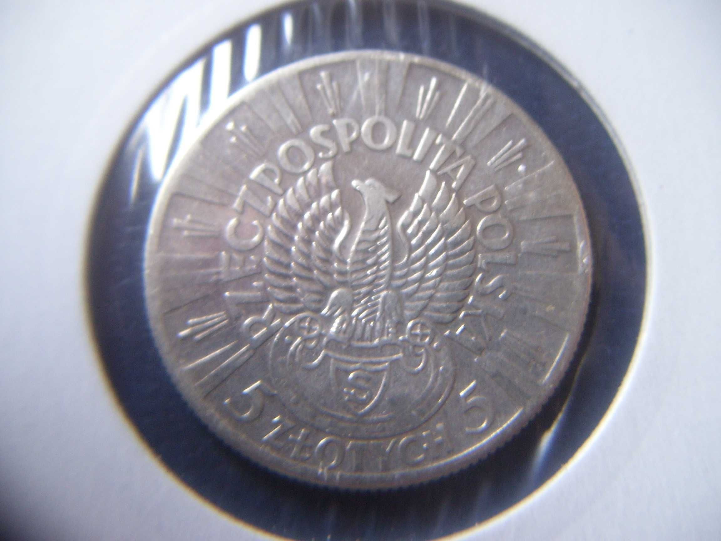 Stare monety L 5 złotych 1934 Strzelecki 2RP srebro
