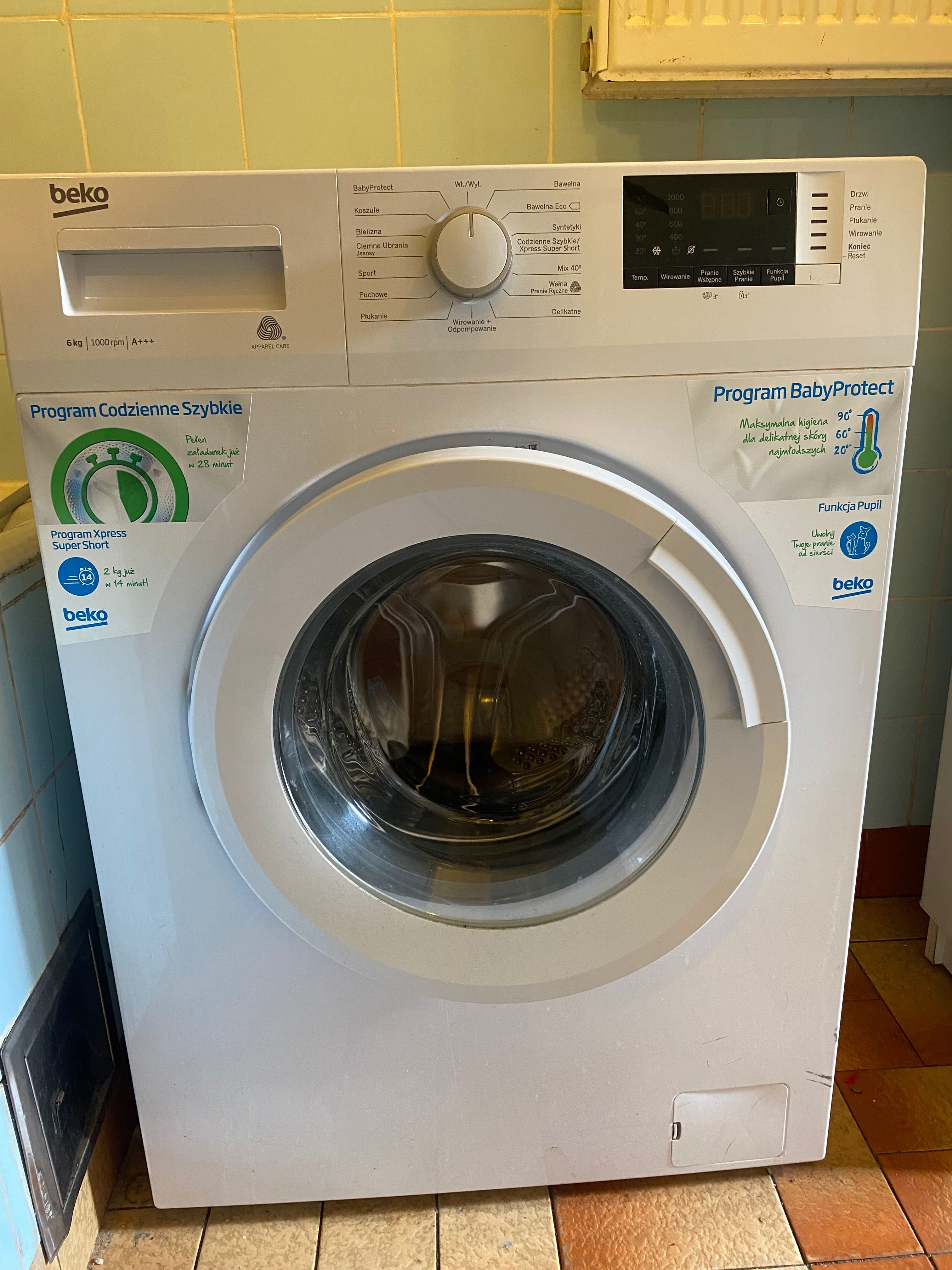 Pralka 6 kg Beko MWRE 6512 BWW MWRE6512BWW