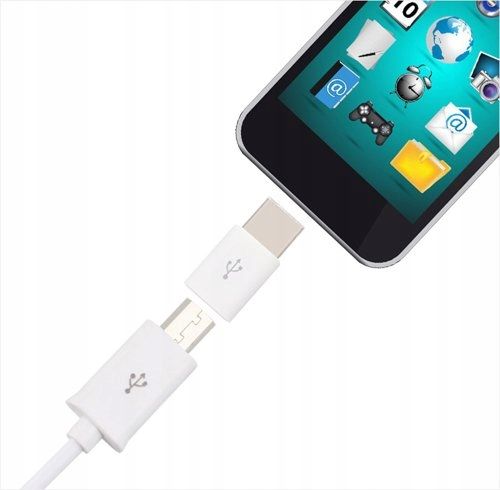 Adapter Przejściówka Z Micro Usb Na Usb Type-C