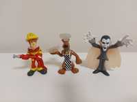 3 figurki  Scooby-Doo i puzzle 3D