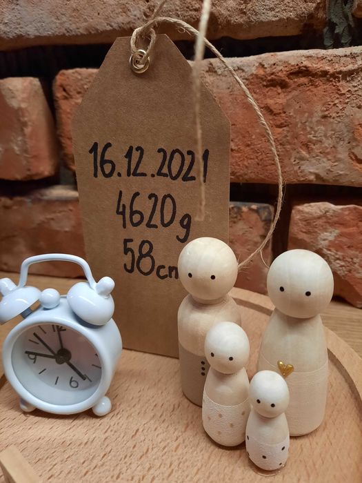 Metryczka w szklanej kopułce