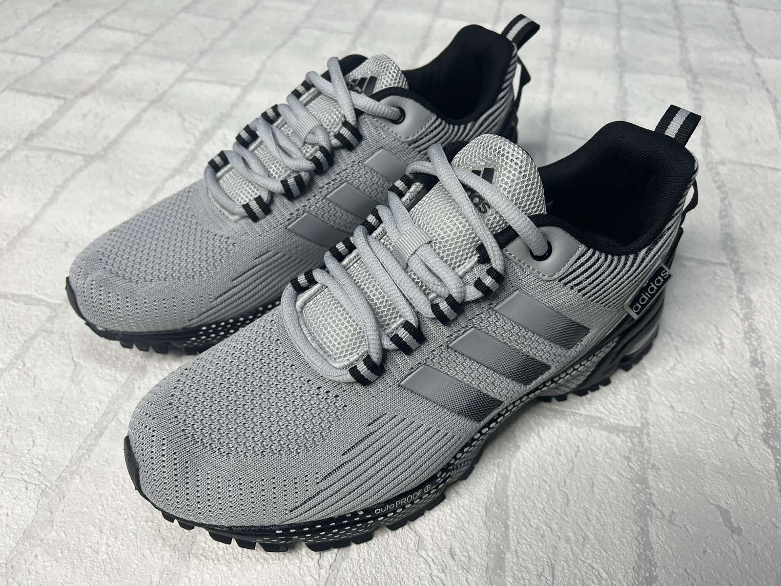 Кроссовки adidas marathon серые 5493-2