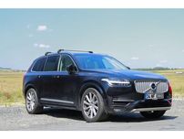 Volvo XC90 2015- рр. Поперечки на рейлінги під ключ (2 шт) Сірі