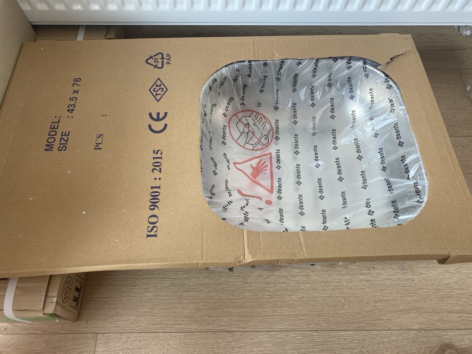 Zlew jednokomorowy z bateria