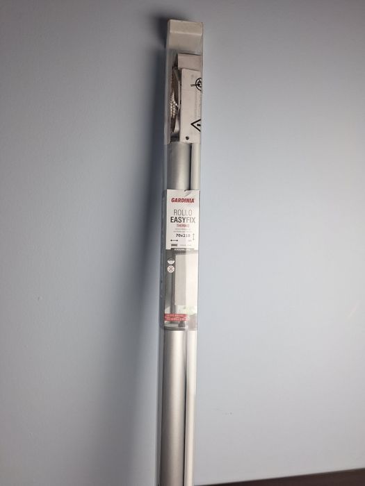 Roleta termiczna Gardinia EasyFix biała 70 x 210 cm zaciemniająca