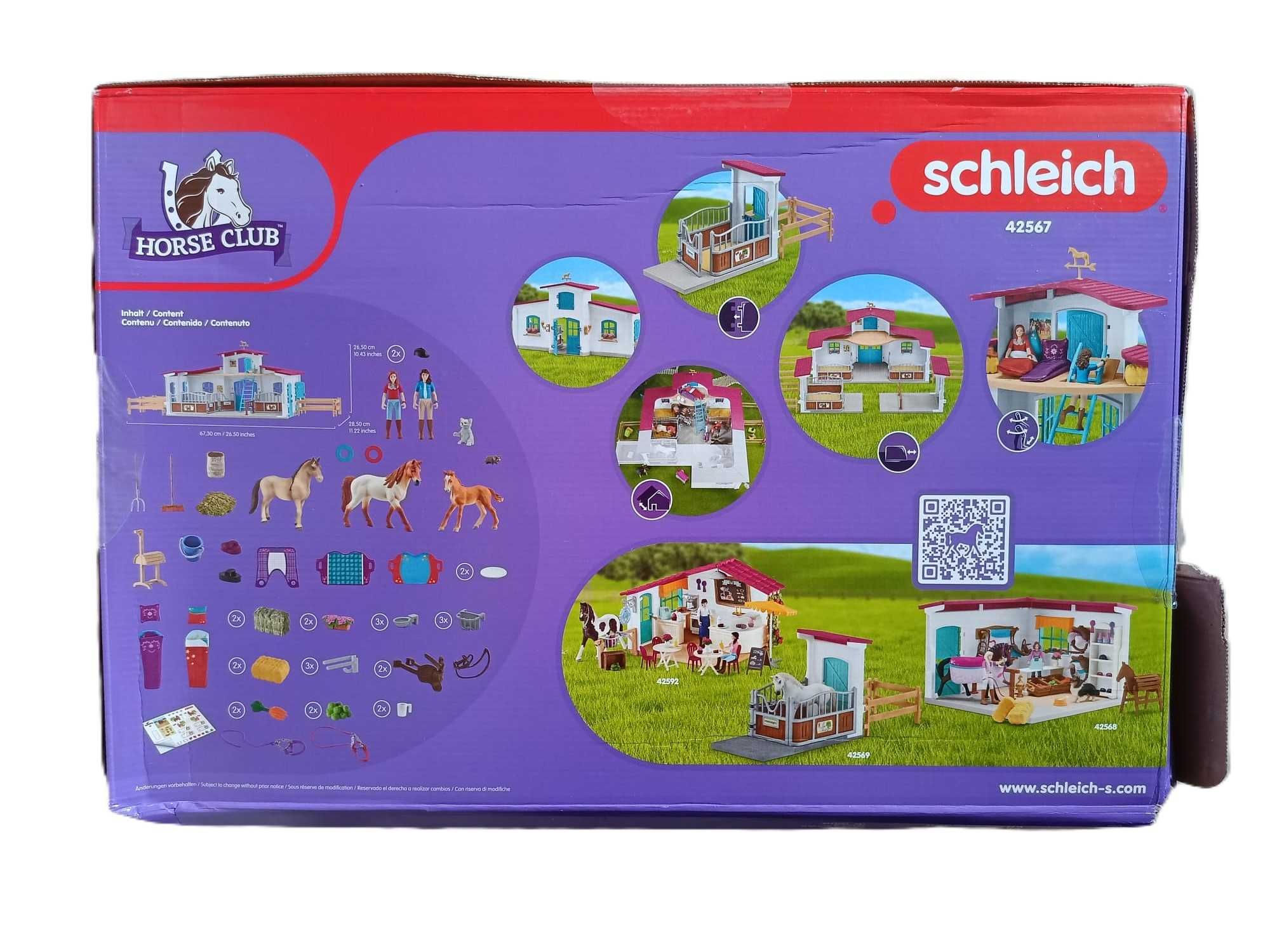 NOWY Schleich Centrum jeździeckie Lakeside 42567 USZKODZONE OPAKOWANIE
