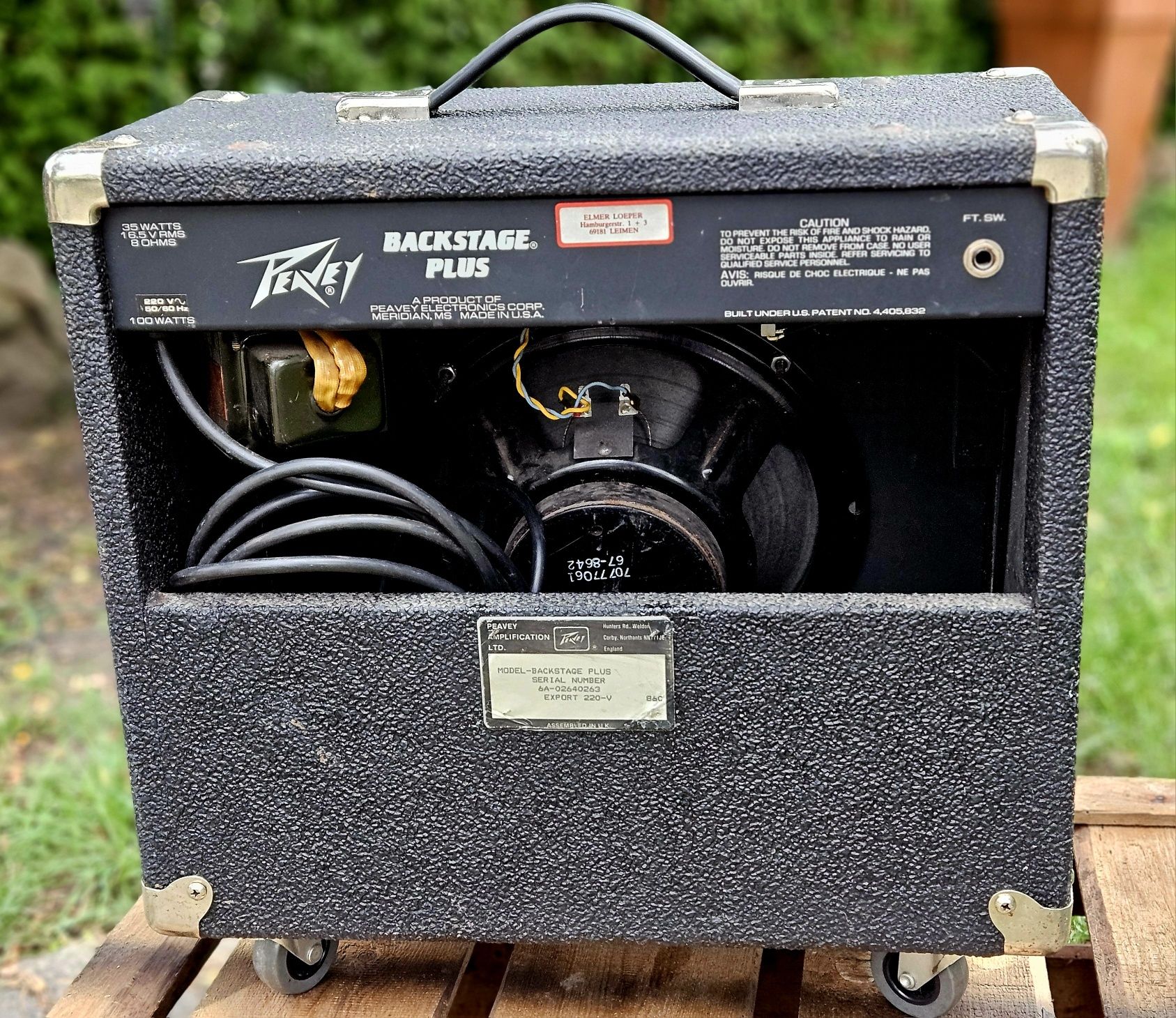 Wzmacniacz do gitary Peavey Backstage Plus 1980
