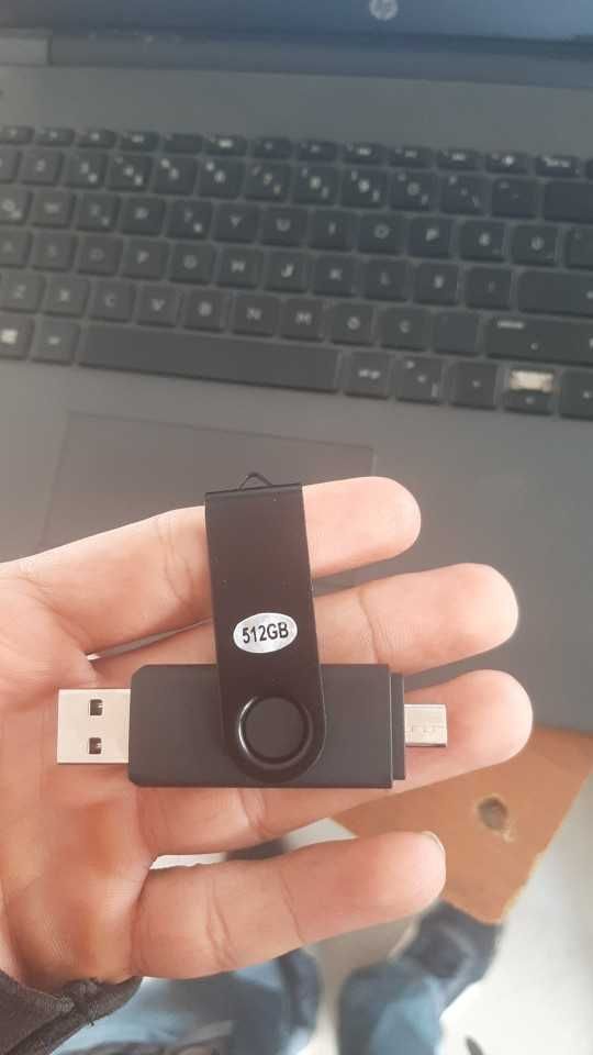 USB Flash флешка на 512 GB+подарунок перехідник на Micro USB