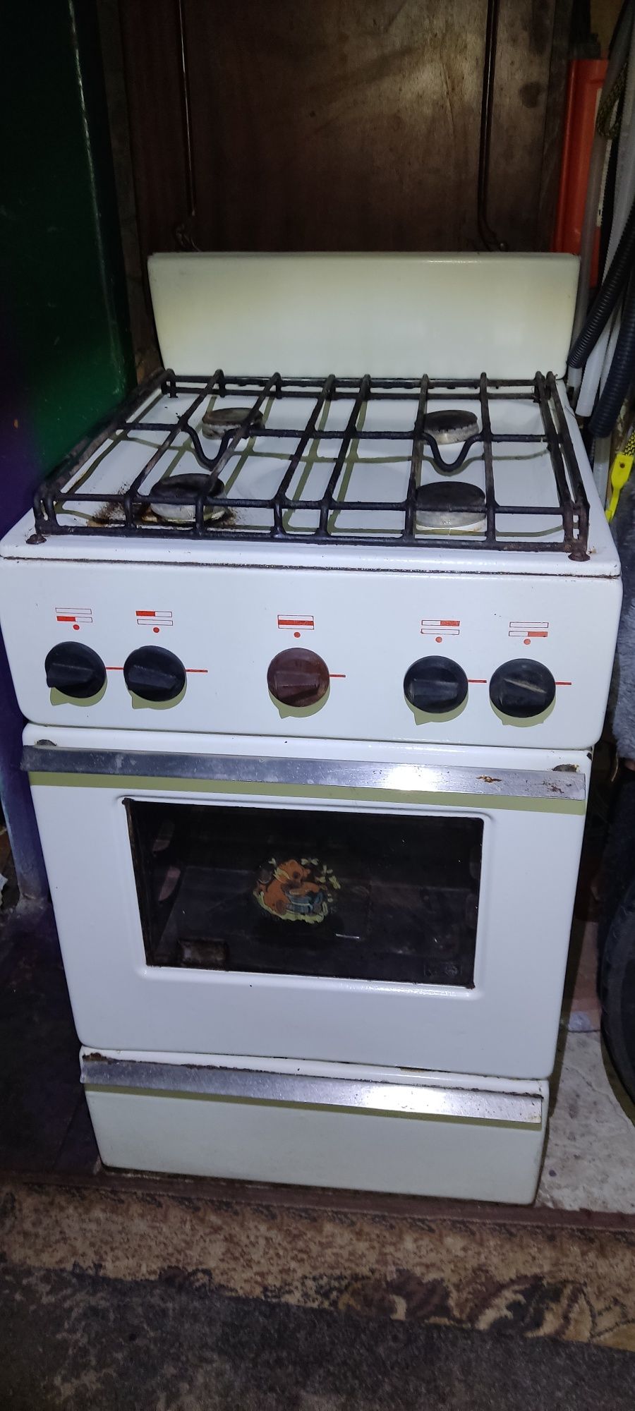 Газова плита радянської епохи