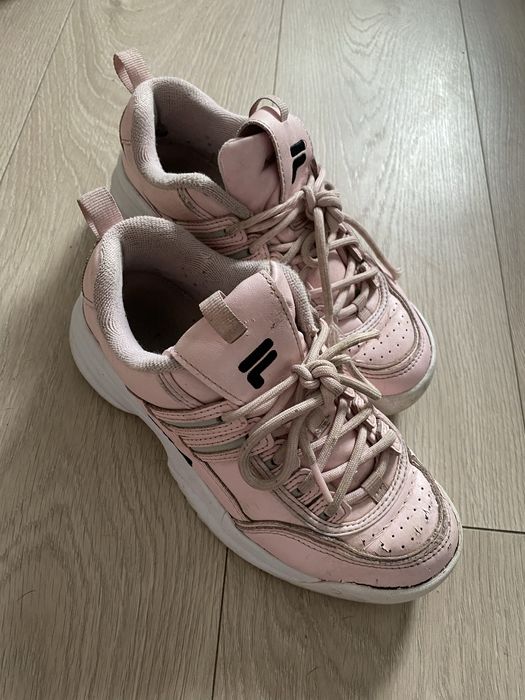 Różowe buty fila rozmiar 37 używane