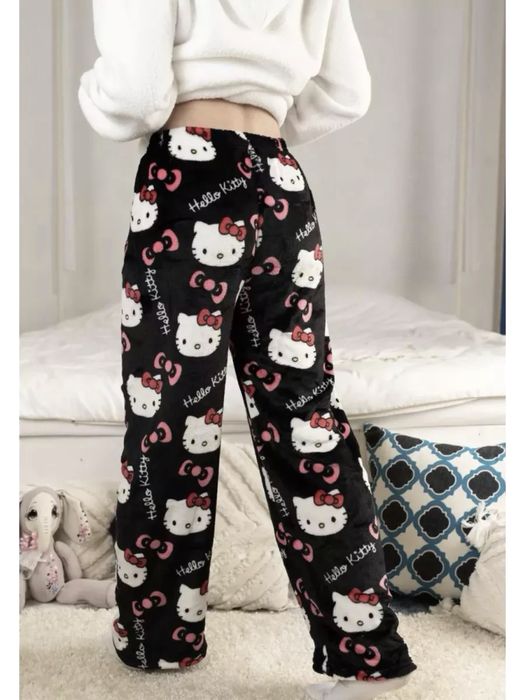 Стильні плюшеві штани та шорти Hello Kitty, Kuromi. Піжамні штани