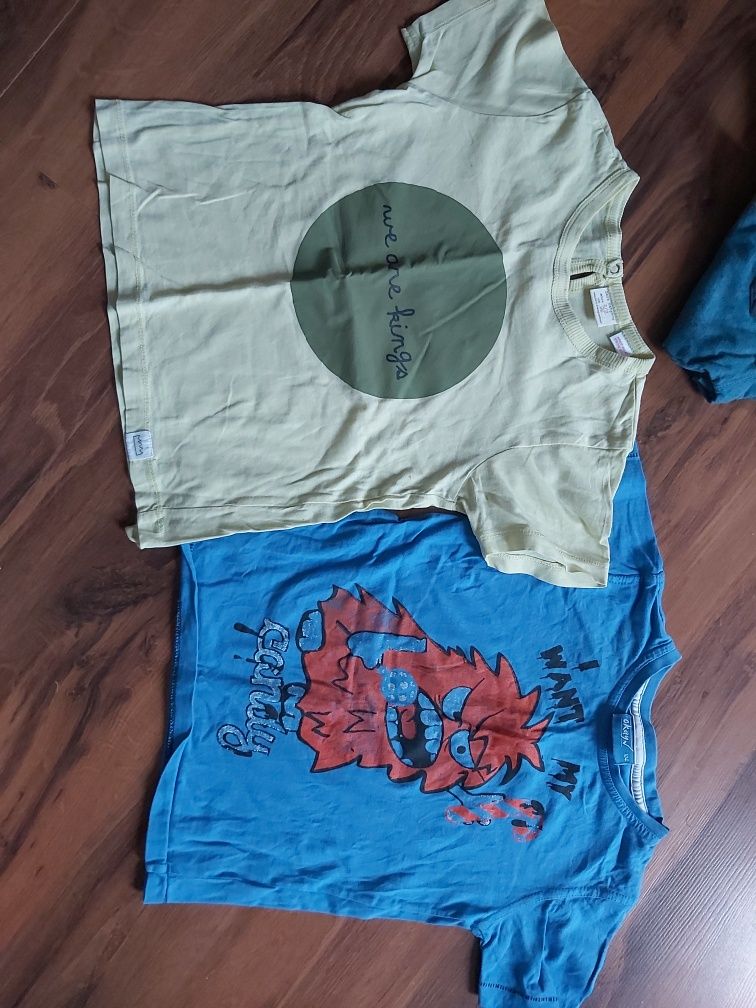 Paczka bluzek t-shirt krótki rękaw (12szt) 3-4 lata, 98-104cm
