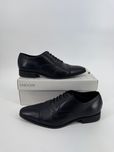 Geox półbuty męskie eleganckie czarno skórzane 45 wizytowe