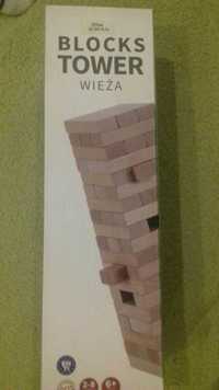 jenga blocks tower wieża