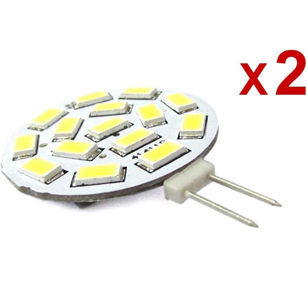 2 X G4 LED 12 V 24 V możliwość ściemniania, 3,5 W 350 lumenów