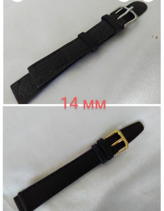 Ремешок кожаный для часов 8,10,12,14,16,18,19,20 мм,(Польша)