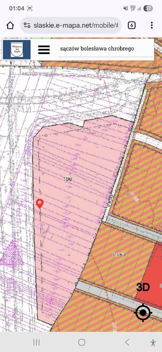 Działka usługowa 0,1174 ha, Sączów, 75 000 zł