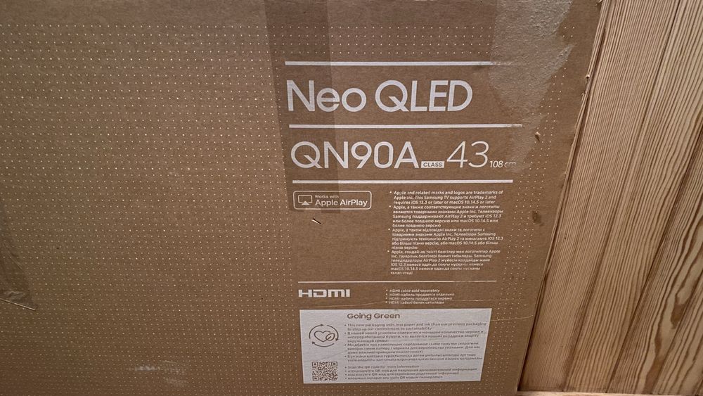 Нацкращий з 43" Samsung QE43QN90aauxua Neo Qled. Офіційний.