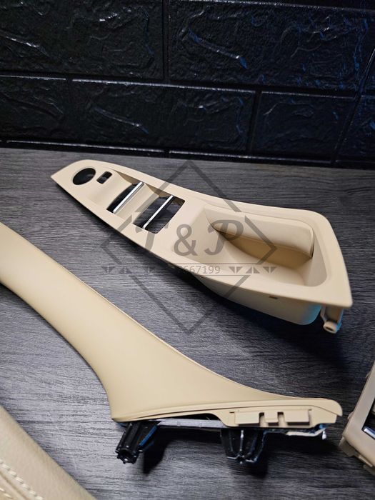 Pack TOTAL Puxadores Pele Porta Interior BMW F10 F11 18 Série 5 -NOVOS