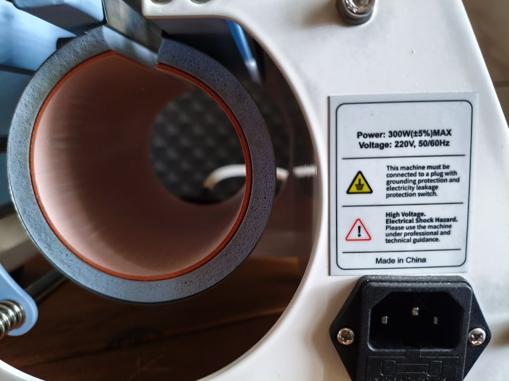 Prasa termiczna do kubków i filiżanek, sublimacja, termotransfer