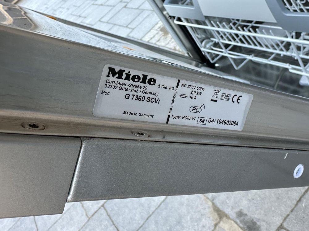 ТОП Крута посудомийна машина Miele G 7360 SCVi/Авто відкр/81см/Укр.м/