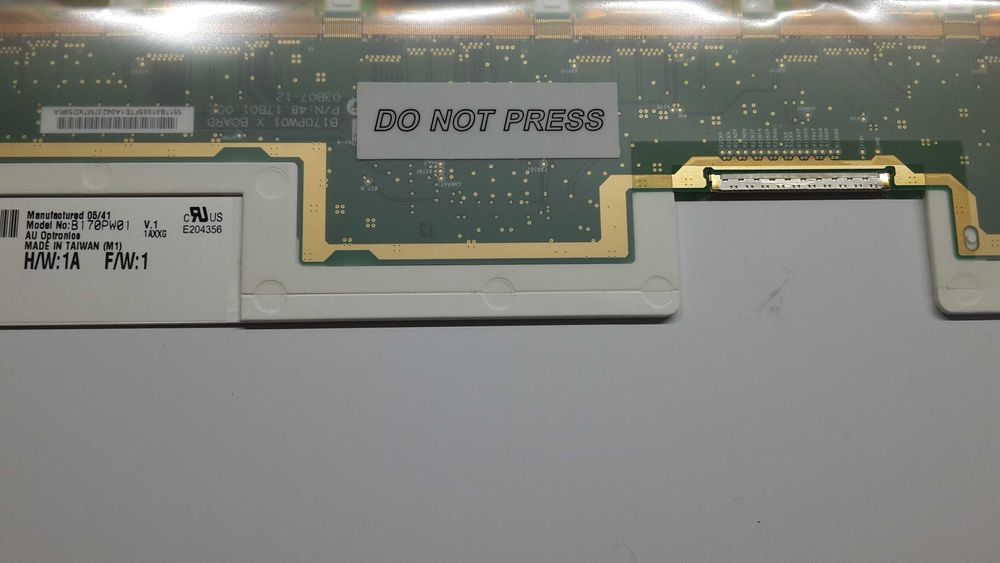 Матриця ноутбука 17.0'' 1440*900 30 pin праворуч зверху, B170PW01