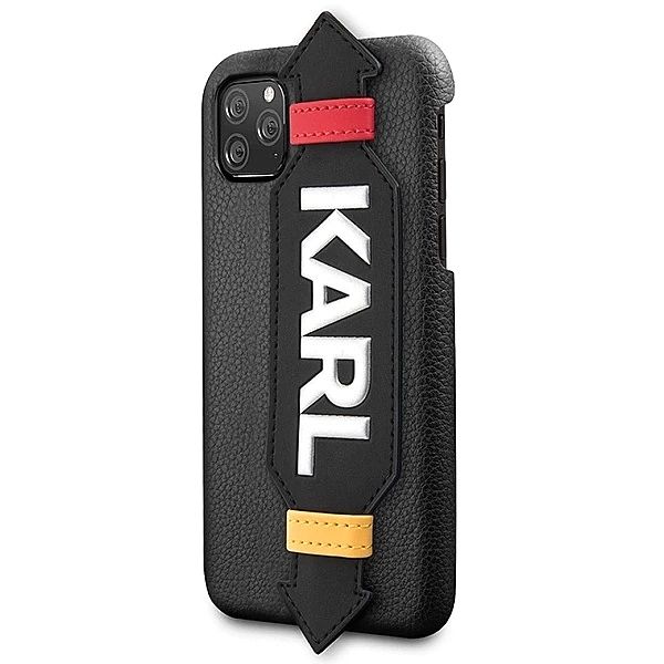 Etui Karl Lagerfeld Strap na iPhone 11 Pro 5,8" - czarne
