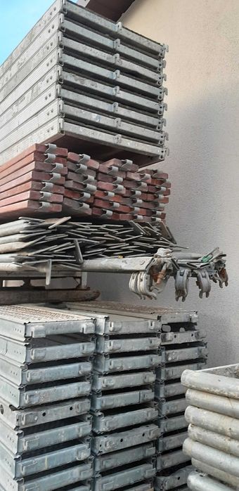 Rusztowanie elewacyjne BAUMANN duży zestaw Altrad Mostostal