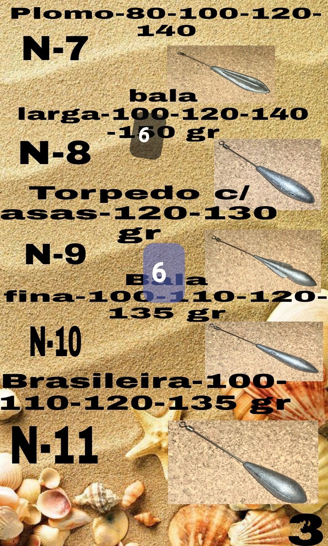 Chunbeiras para a pesca