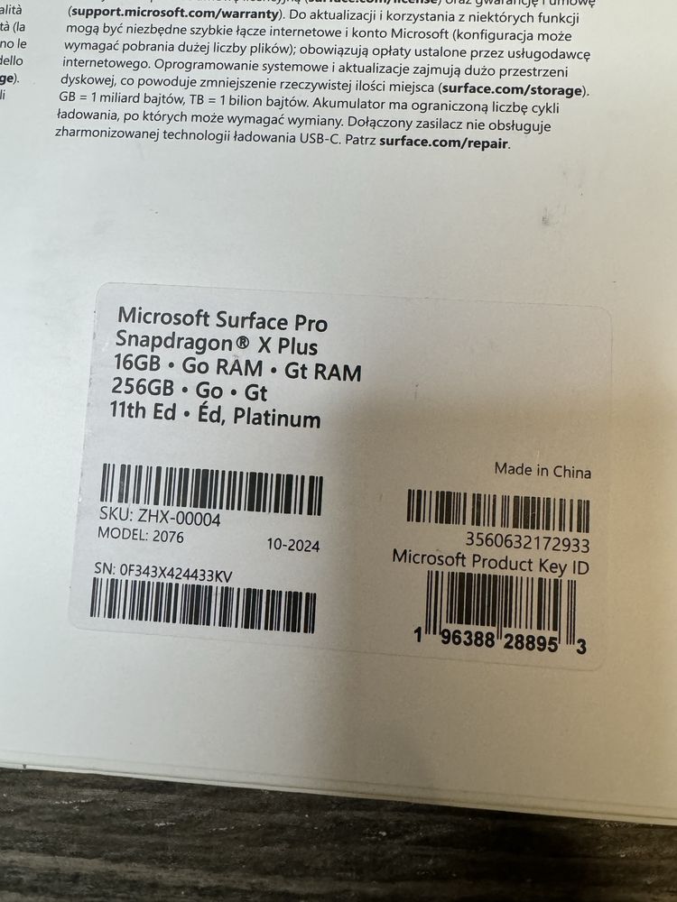 Microsoft Surface Pro 11th Edition новий