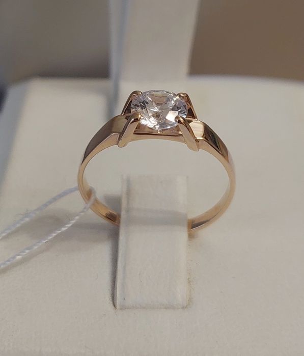 Золота каблучка "Ідилія" нова 585 проба