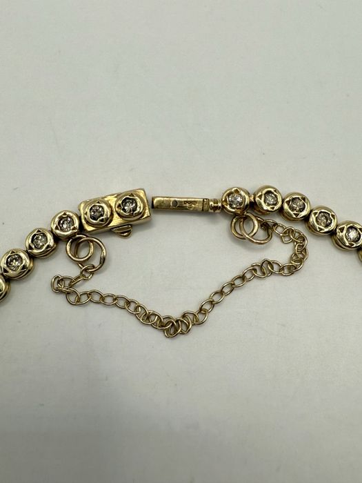 Złota bransoletka z diamentami 1,00ct