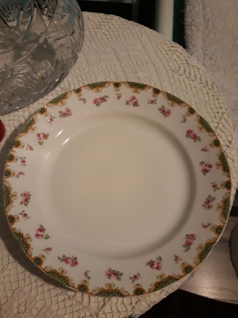 Duża patera porcelana sygnowana Limognes Francja