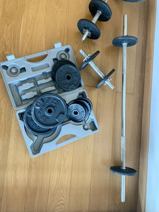 Set de halteres domyos da Decathlon