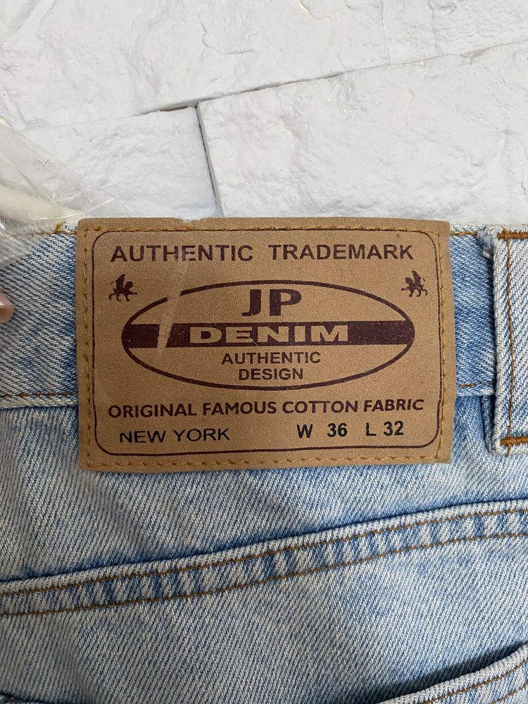 Męskie jeansy JP Denim New York Authentic Trademark