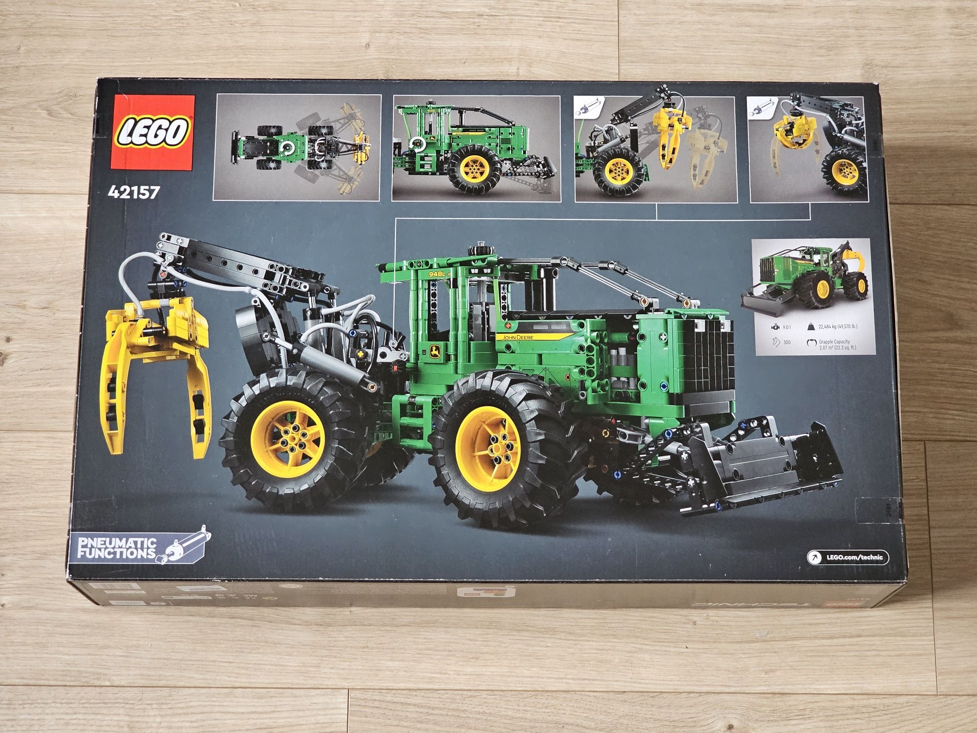 Lego Technic 42157 - Ciągnik zrywkowy John Deere 948L-II