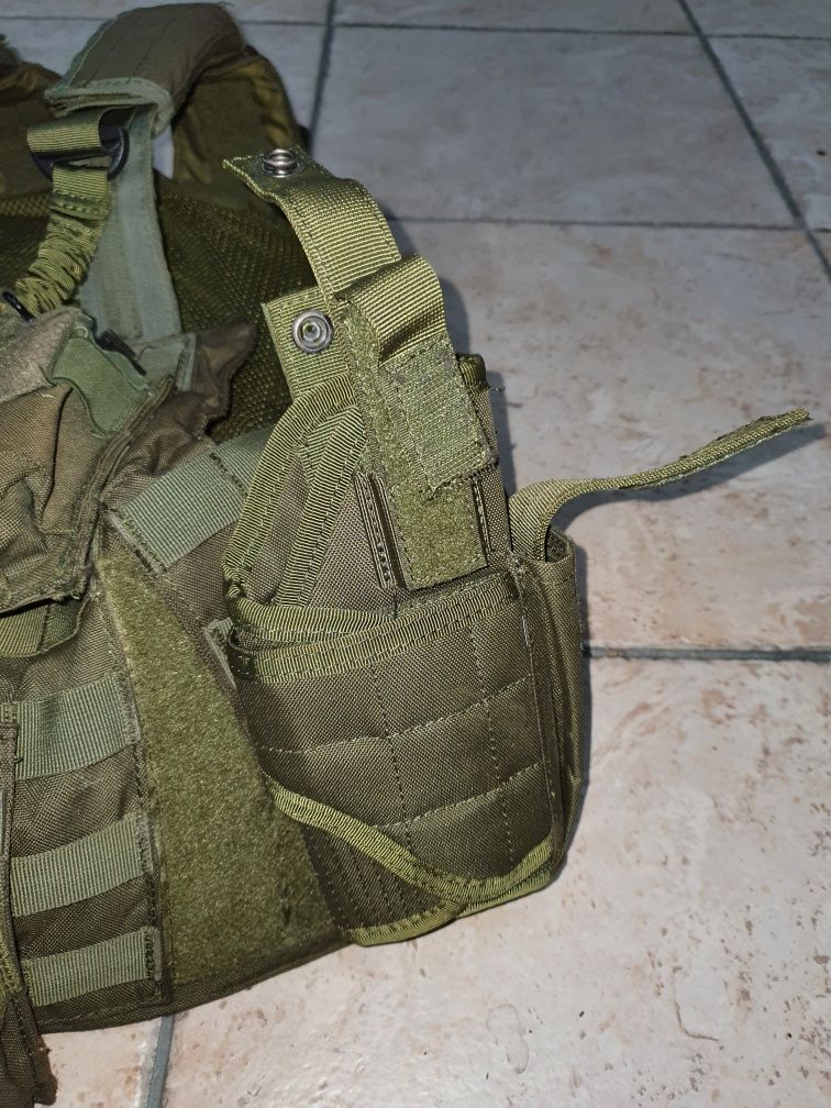 Colete airsoft com varias bolsas