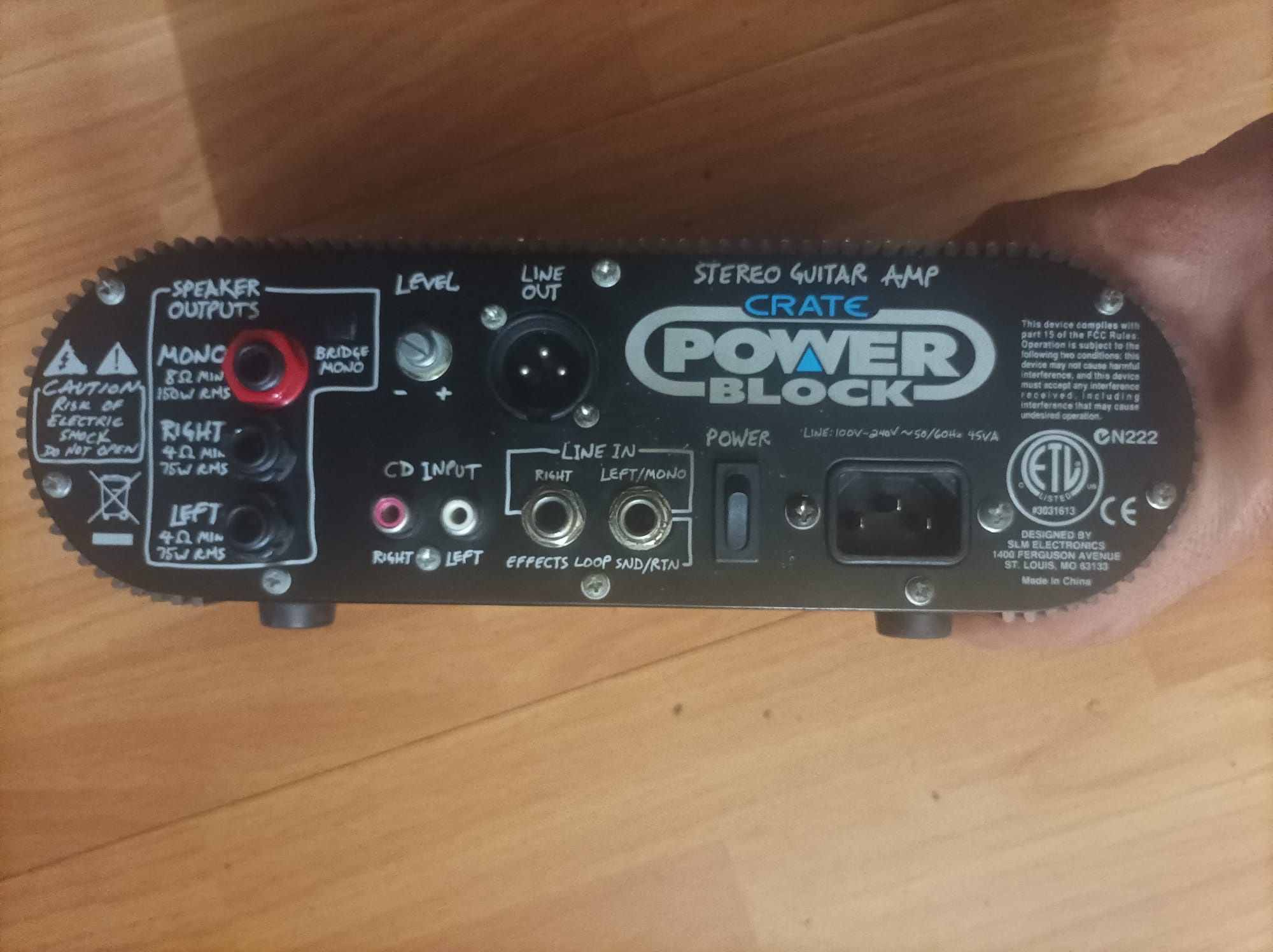 Venda de amplificador de guitarra Crate Powerblock
