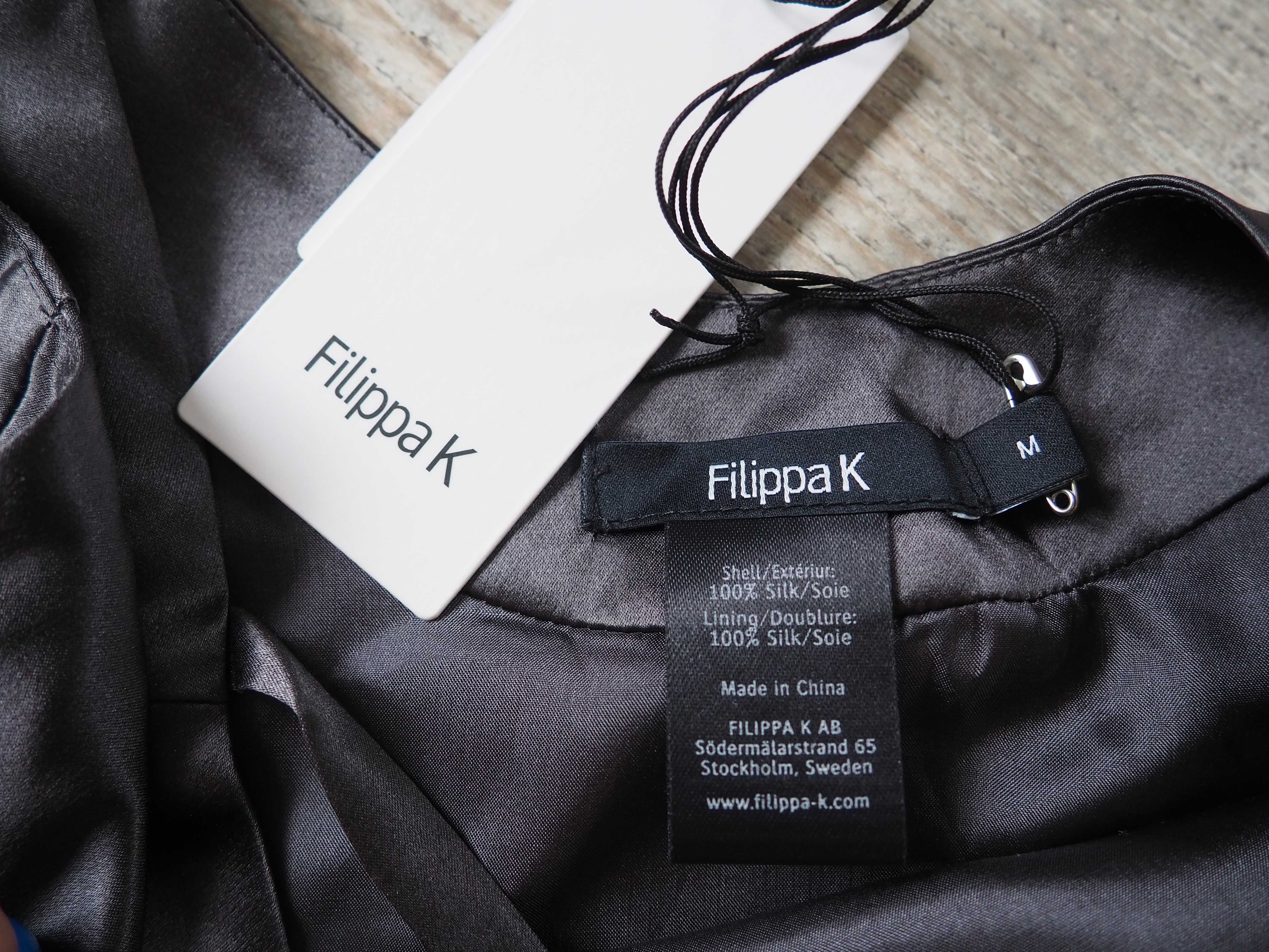 FILIPPA K._Satin belt dress_JEDWABNA inox_M