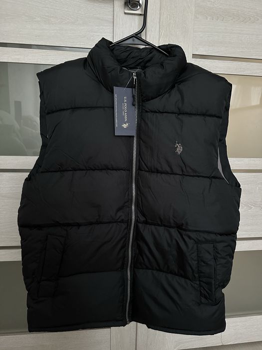 Чоловіча чорна жилетка U.S. Polo Assn ОРИГІНАЛ