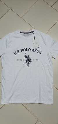 Ralph Lauren biała T-shirt rozmiar XL nowa z metką