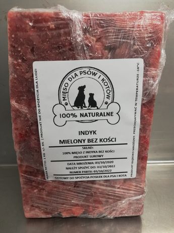 Indyk mięso dla zwierząt - KARMA - EXTRA JAKOŚĆ