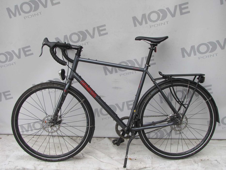 Wysoki miejski gravel GENESIS! Alu, Single, tarcze!, rozm. 59 DB stan