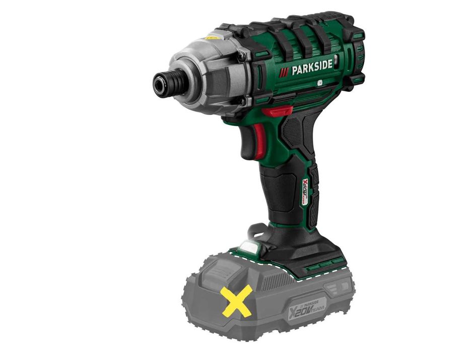 Aparafusadora de impacto Parkside recarregável 20 V